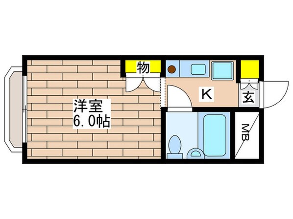 エスポワ－ルの物件間取画像